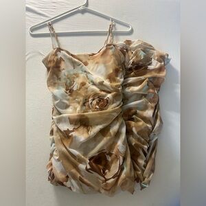 Windsor Sleeveless Bodycon Floral Midi Dress